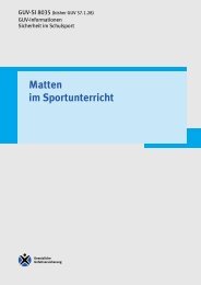 Matten im Sportunterricht - Fachseminar Sport