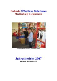 Jahresbericht 2007 - Fachstelle der Öffentlichen Bibliotheken in ...