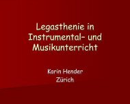 Legasthenie im Musik