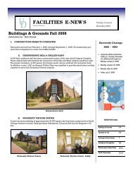 FACILITIES E-NEWS - University of Delaware Facilities Website