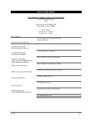 signature sheet - UF-Facilities Planning & Construction - University ...