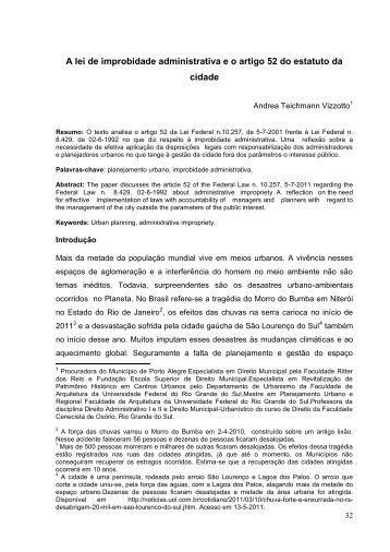 Artigo lei e jurisprudencia