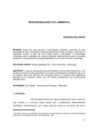 RESPONSABILIDADE CIVIL AMBIENTAL - Facos