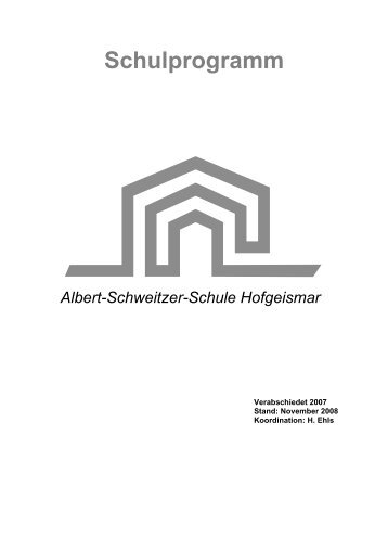 Schulprogramm - Albert-Schweitzer-Schule Hofgeismar