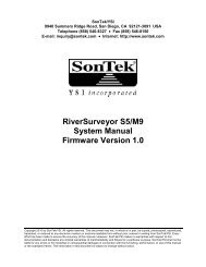 RiverSurveyor S5/M9 System Manual - Bucknell University