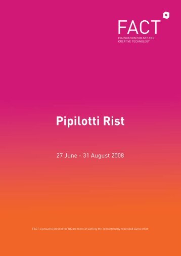Pipilotti Rist Gallery Guide Low Res - FACT
