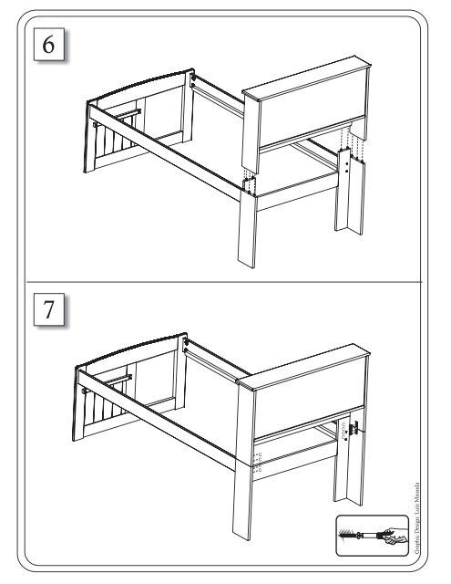 Honey Captains Bookcase Bed Twin - Factory Bunk Beds