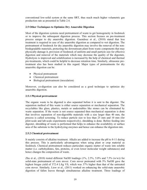 dry anaerobic digestion of municipal solid waste and digestate ...