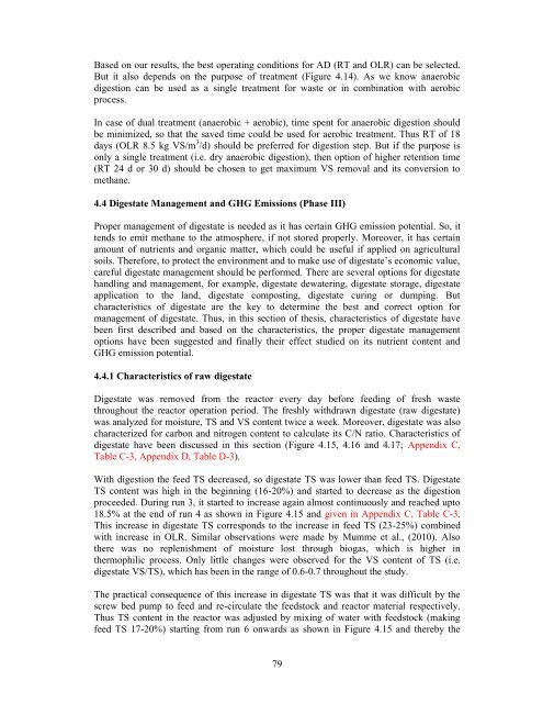 dry anaerobic digestion of municipal solid waste and digestate ...