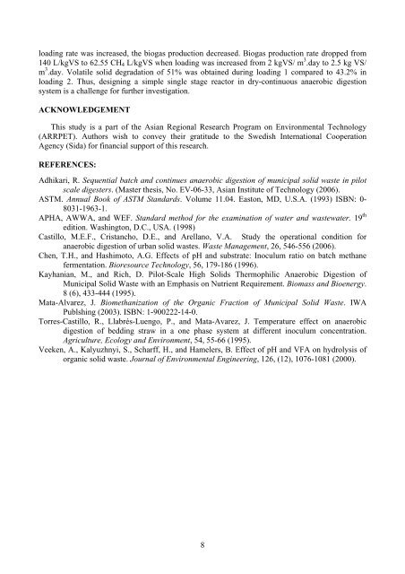 Anaerobic Digestion of Municipal Solid Waste - faculty.ait.ac.th ...