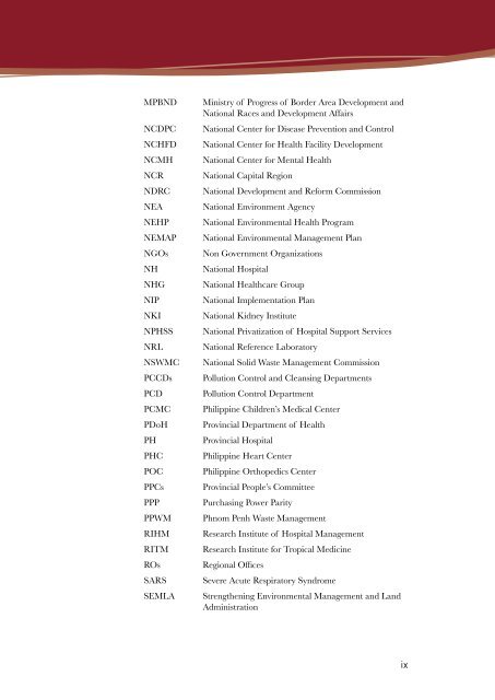 Healthcare Waste Report - Environment Health