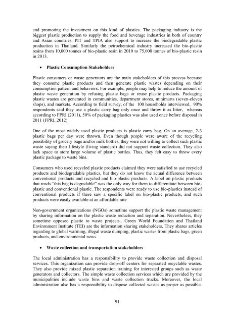 Evaluation of Plastic Waste Management in Thailand Using Material ...