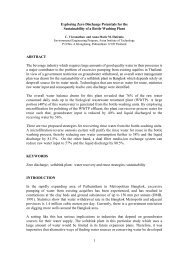 1 Exploring Zero Discharge Potentials for the Sustainability of a ...