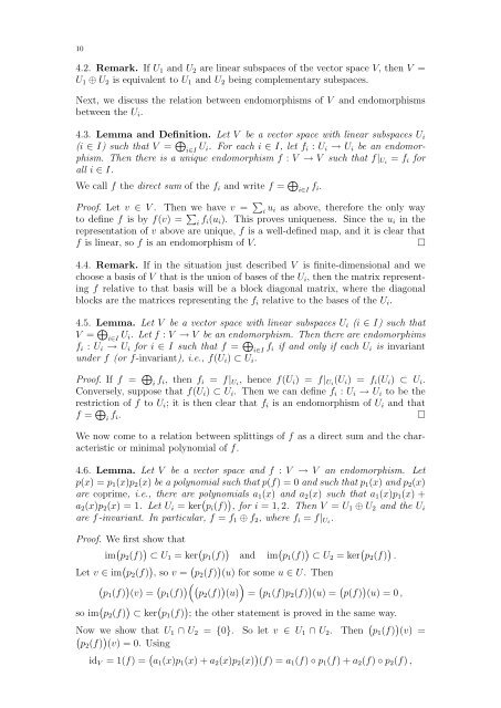 Linear Algebra II (pdf, 500 kB)