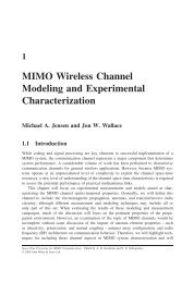 MIMO Wireless Channel Modeling and Experimental Characterization