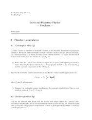 5 Planetary atmospheres - Faculty.jacobs-university.de - Jacobs ...