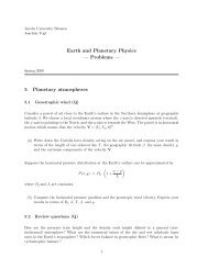 5 Planetary atmospheres - Faculty.jacobs-university.de - Jacobs ...