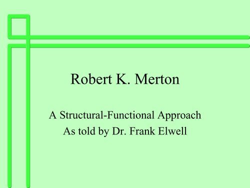 mertons five modes of adaptation