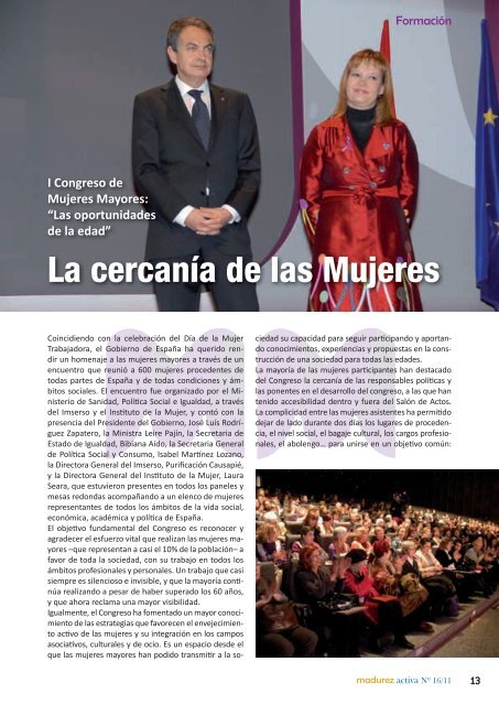 Homenaje a las mujeres mayores - Fadaum