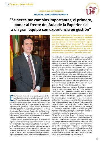 Entrevista Universidad de Sevilla - Fadaum