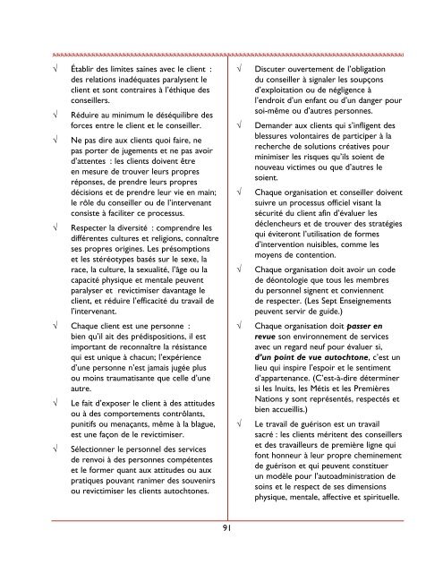 Comprendre les traumatismes vécus dans les pensionnats indiens ...