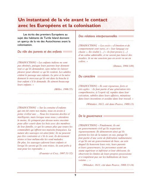 Comprendre les traumatismes vécus dans les pensionnats indiens ...