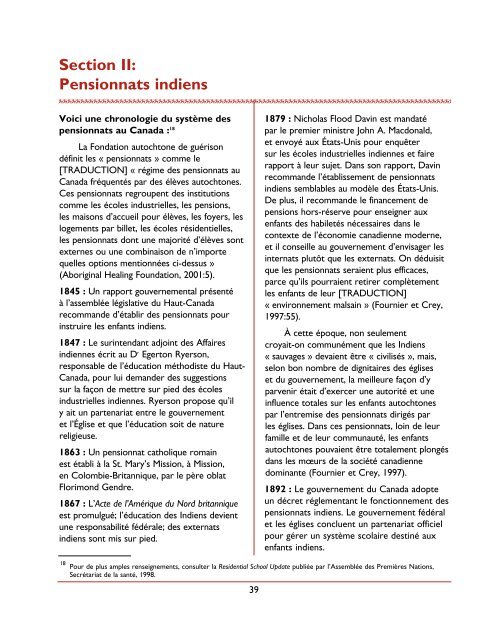 Comprendre les traumatismes vécus dans les pensionnats indiens ...