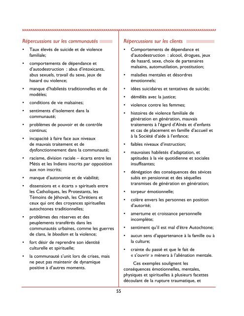 Comprendre les traumatismes vécus dans les pensionnats indiens ...