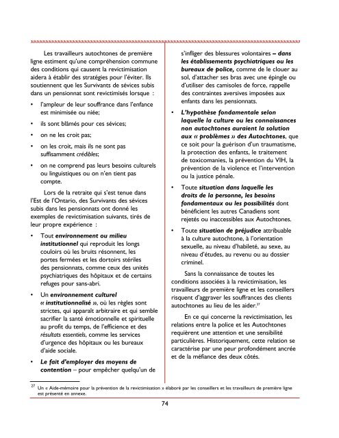 Comprendre les traumatismes vécus dans les pensionnats indiens ...