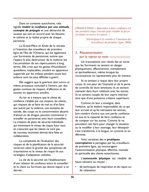 Comprendre les traumatismes vécus dans les pensionnats indiens ...