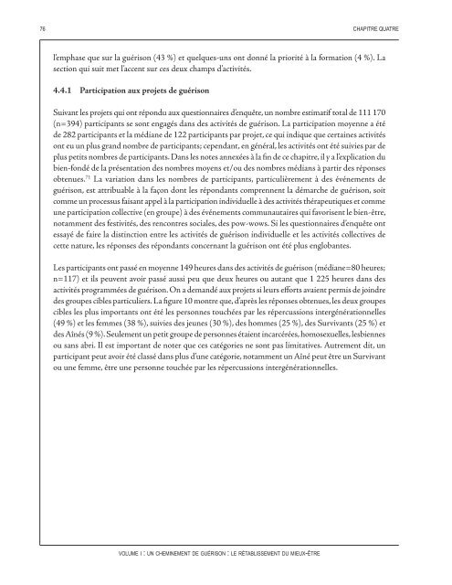 Un cheminement de guérison : Le rétablissement du mieux-être