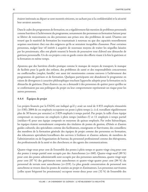 Un cheminement de guérison : Le rétablissement du mieux-être