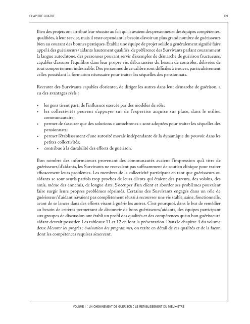 Un cheminement de guérison : Le rétablissement du mieux-être