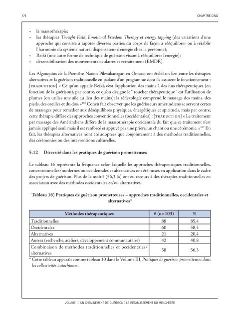 Un cheminement de guérison : Le rétablissement du mieux-être