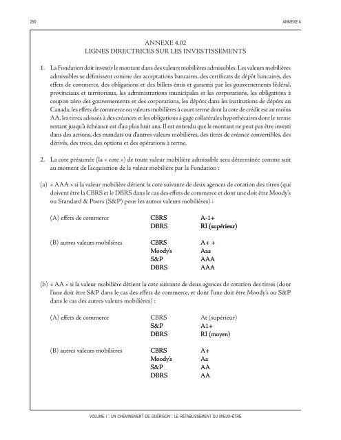 Un cheminement de guérison : Le rétablissement du mieux-être