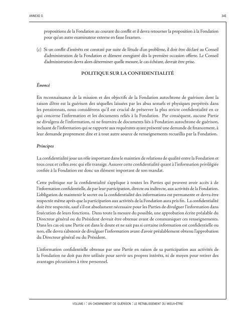 Un cheminement de guérison : Le rétablissement du mieux-être