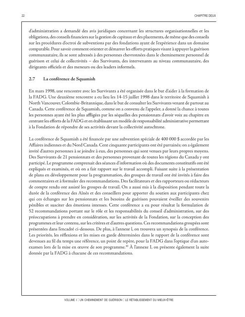 Un cheminement de guérison : Le rétablissement du mieux-être