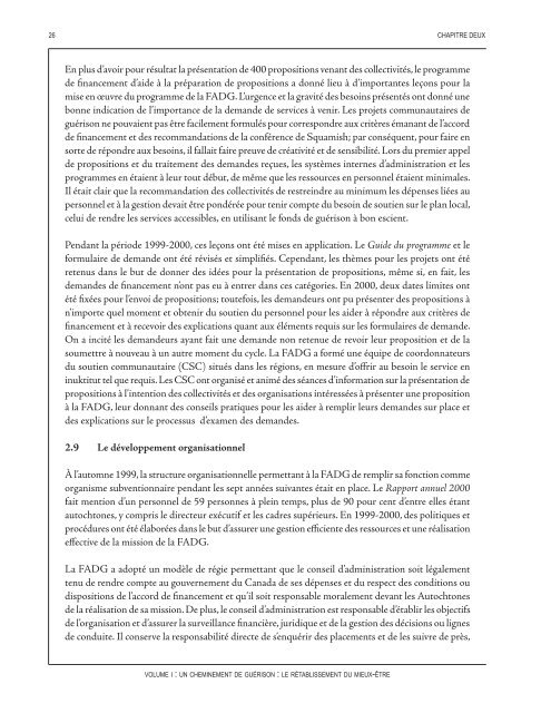 Un cheminement de guérison : Le rétablissement du mieux-être