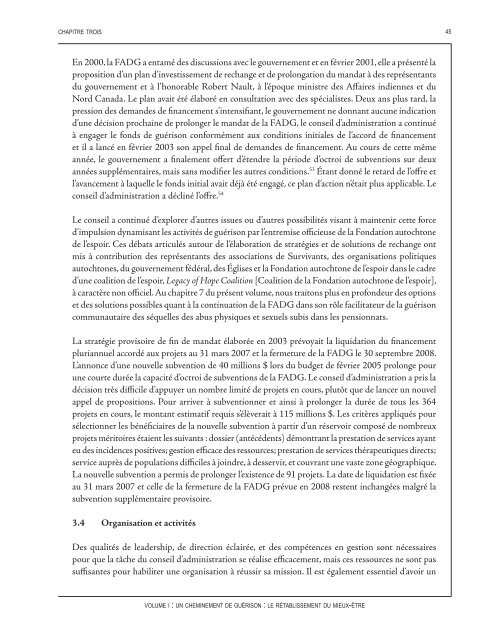 Un cheminement de guérison : Le rétablissement du mieux-être