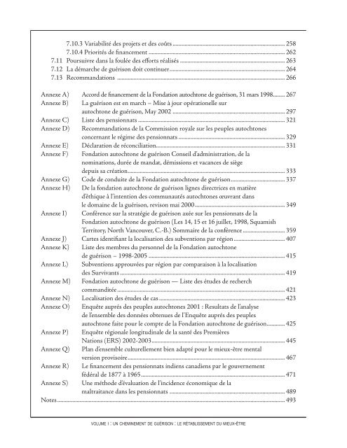 Un cheminement de guérison : Le rétablissement du mieux-être