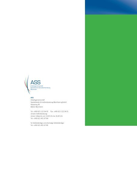 Jahresbericht 2011 - Arbeitsgemeinschaft