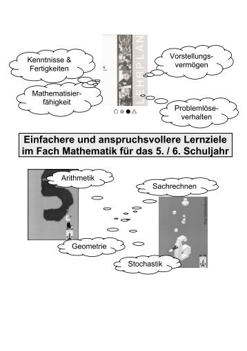 Einfachere und anspruchsvollere Lernziele im Fach Mathematik für ...