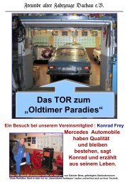 Oldtimer Paradies - FaF-Dachau