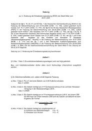 Satzung zur 2. Änderung der Entwässerungssatzung ... - Stadt Aßlar