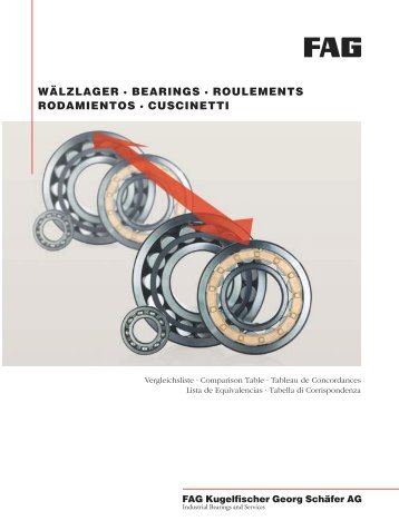 wälzlager · bearings · roulements rodamientos · cuscinetti