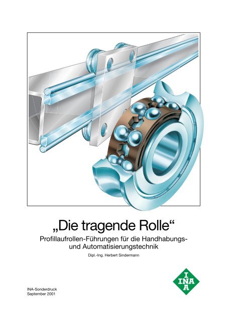 Profillaufrollen-Fuehrungen fuer die Handhabungsund ...