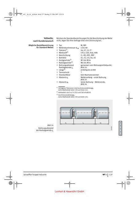 Vollwellen Hohlwellen - Lenhart & Hasenöhrl GmbH