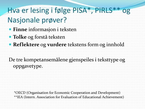 Lesing som grunnleggende ferdighet - Søk - Høgskolen i Østfold