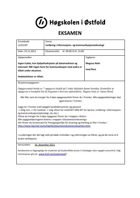 EKSAMEN
