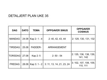 Sinus coSinus Oppgaver kap 2